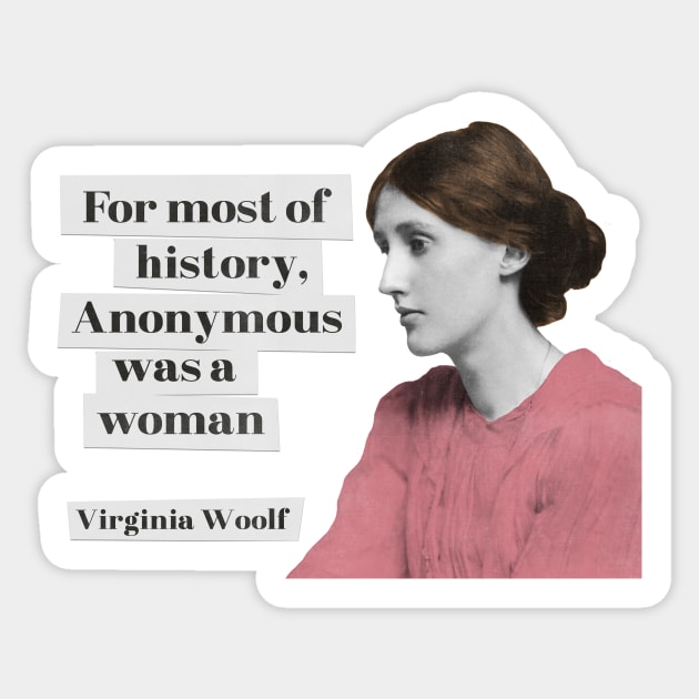 Anonymous Was a Woman Sticker by WitchPlease